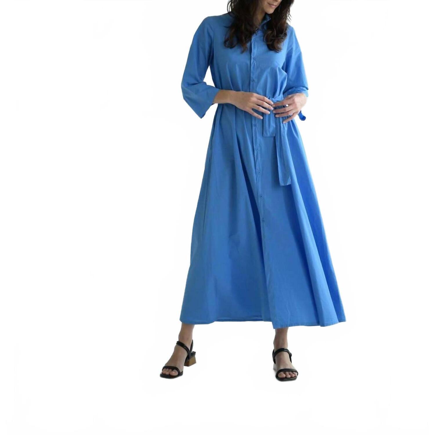 New Labo.Art Abito Rex Dress In Pacific